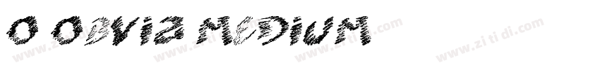 O Obvia Medium字体转换